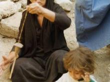 Coptic weavers and house 1999 008