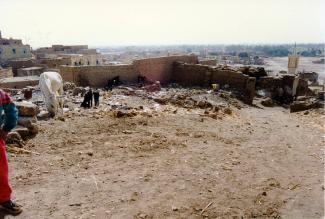 Shows damage of 1994 flood 1997 1